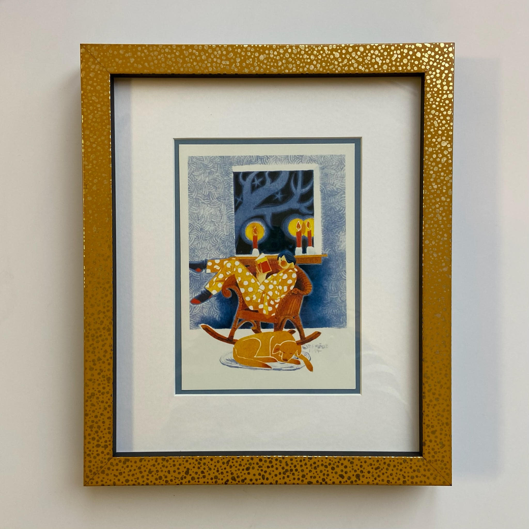 Power Outage, Orcas Island (Framed Art Card) Rie Muñoz Annie Kaill’s