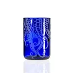 Rolf Glass Blue Upcycled Oscar Octopus Tumbler