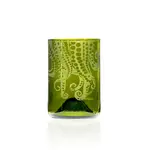 Rolf Glass Green Upcycled Oscar Octopus Tumbler