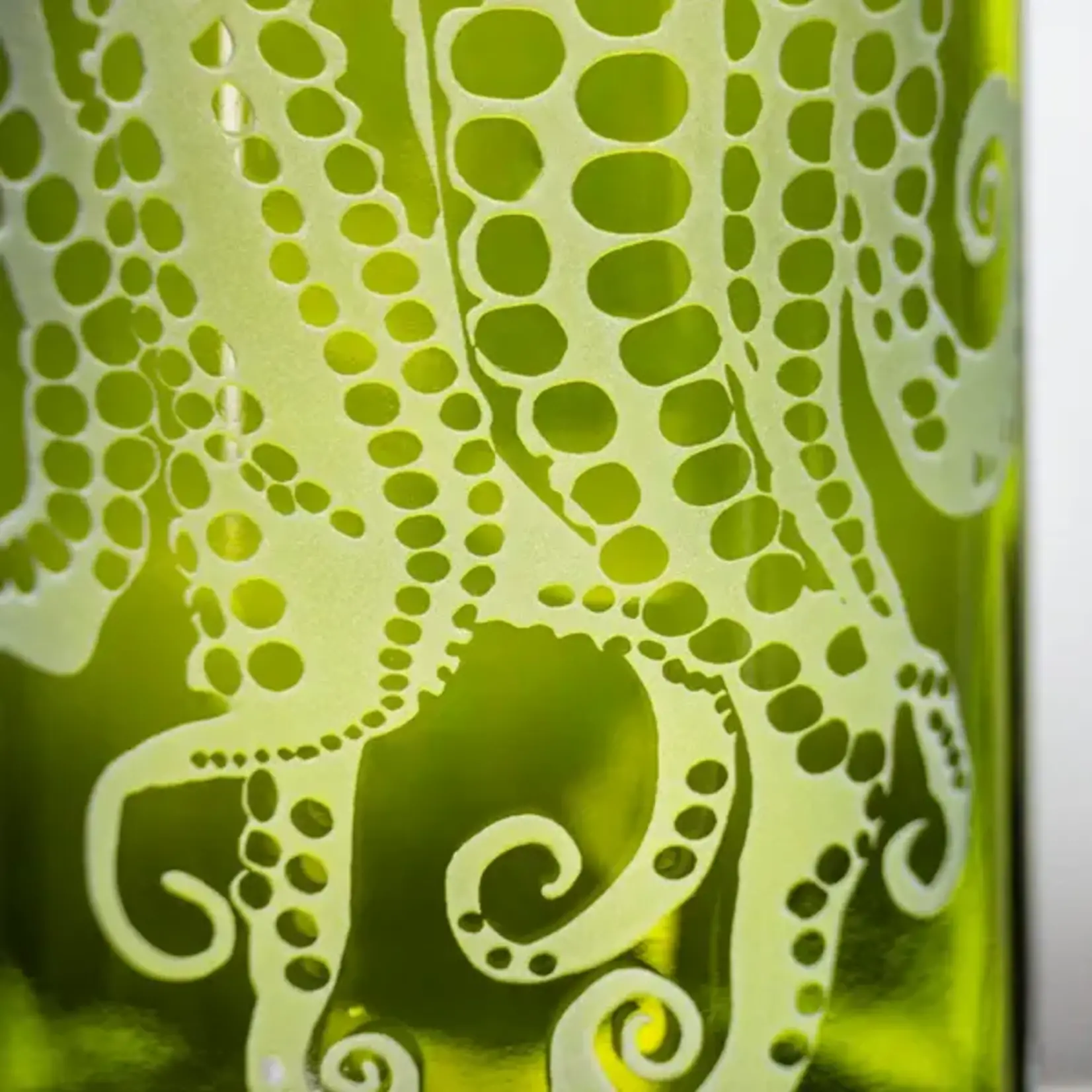 Rolf Glass Green Upcycled Oscar Octopus Tumbler | Rolf Glass