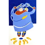 Rie Munoz Ice Fishing (AP) Silkscreen