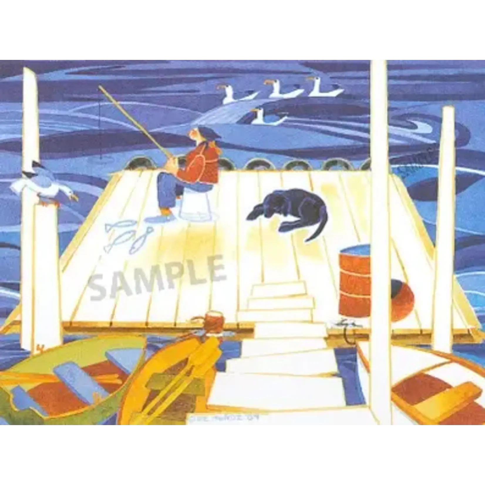 Rie Munoz Jigging for Herring (AP) | Rie Muñoz