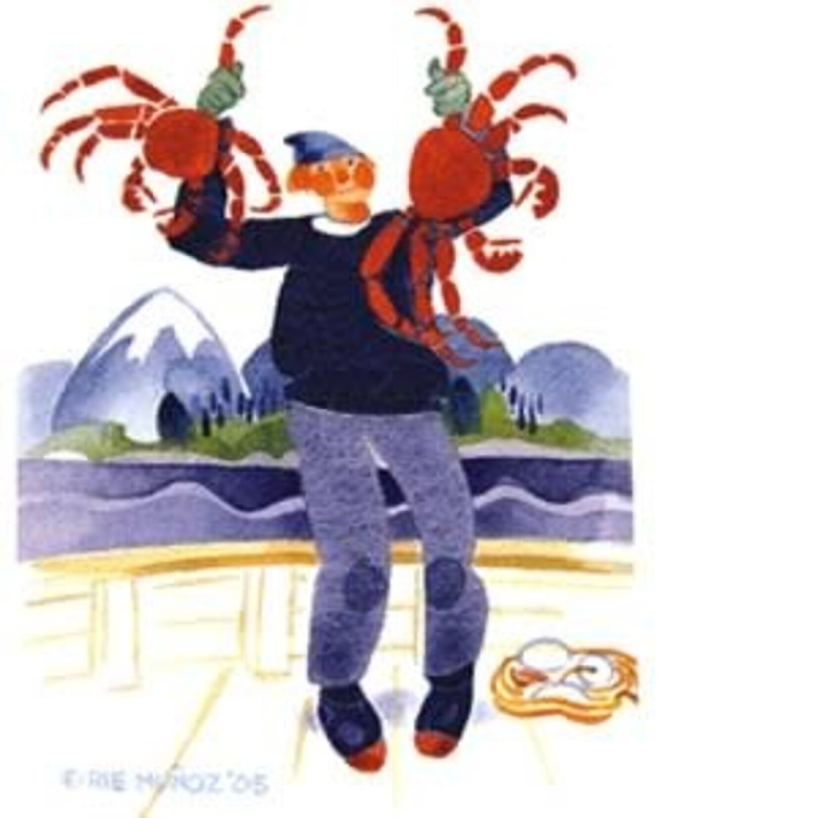 Rie Munoz King Crab | Rie Muñoz