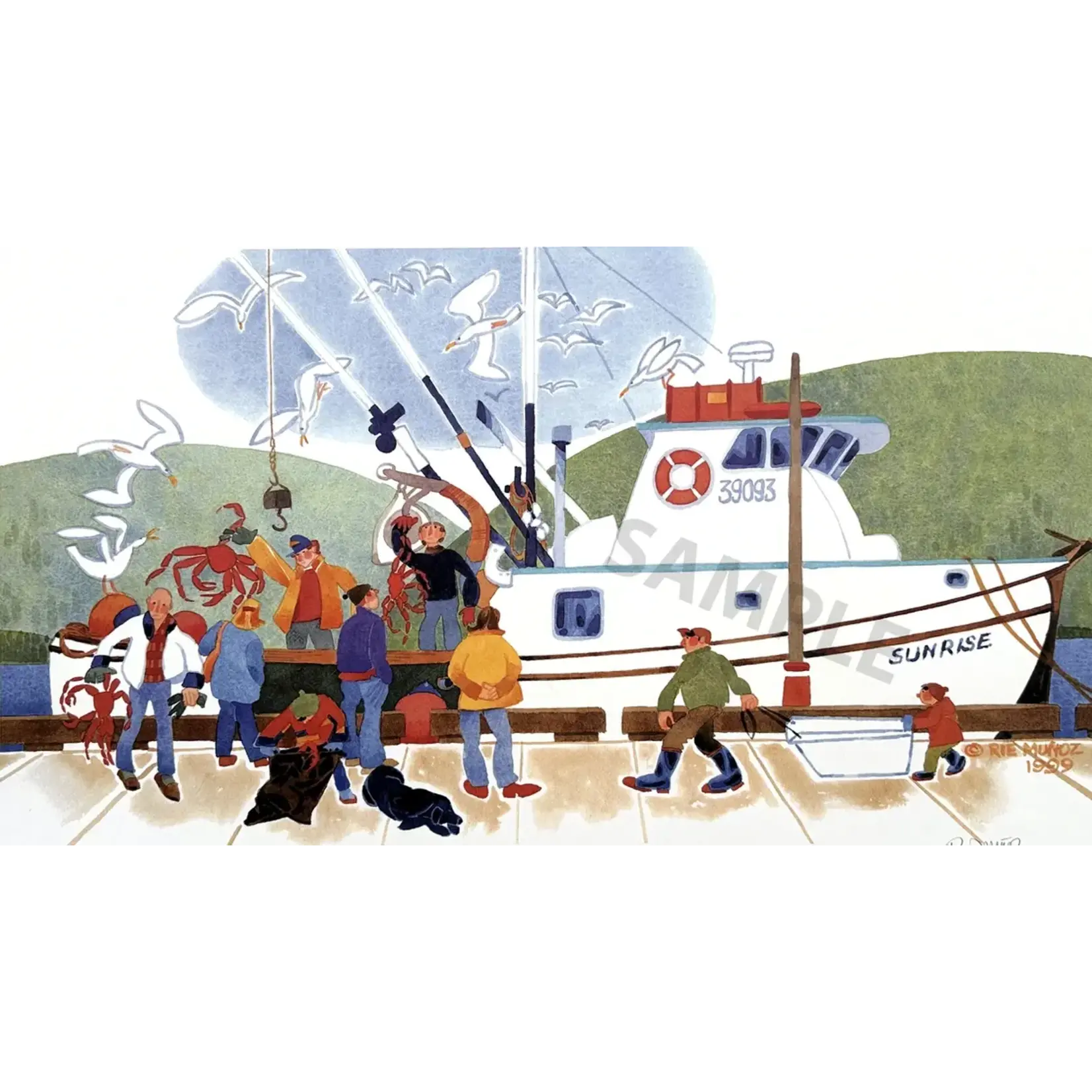 Rie Munoz Live King Crab | Rie Muñoz