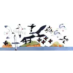 Rie Munoz Seabirds of the Aleutians