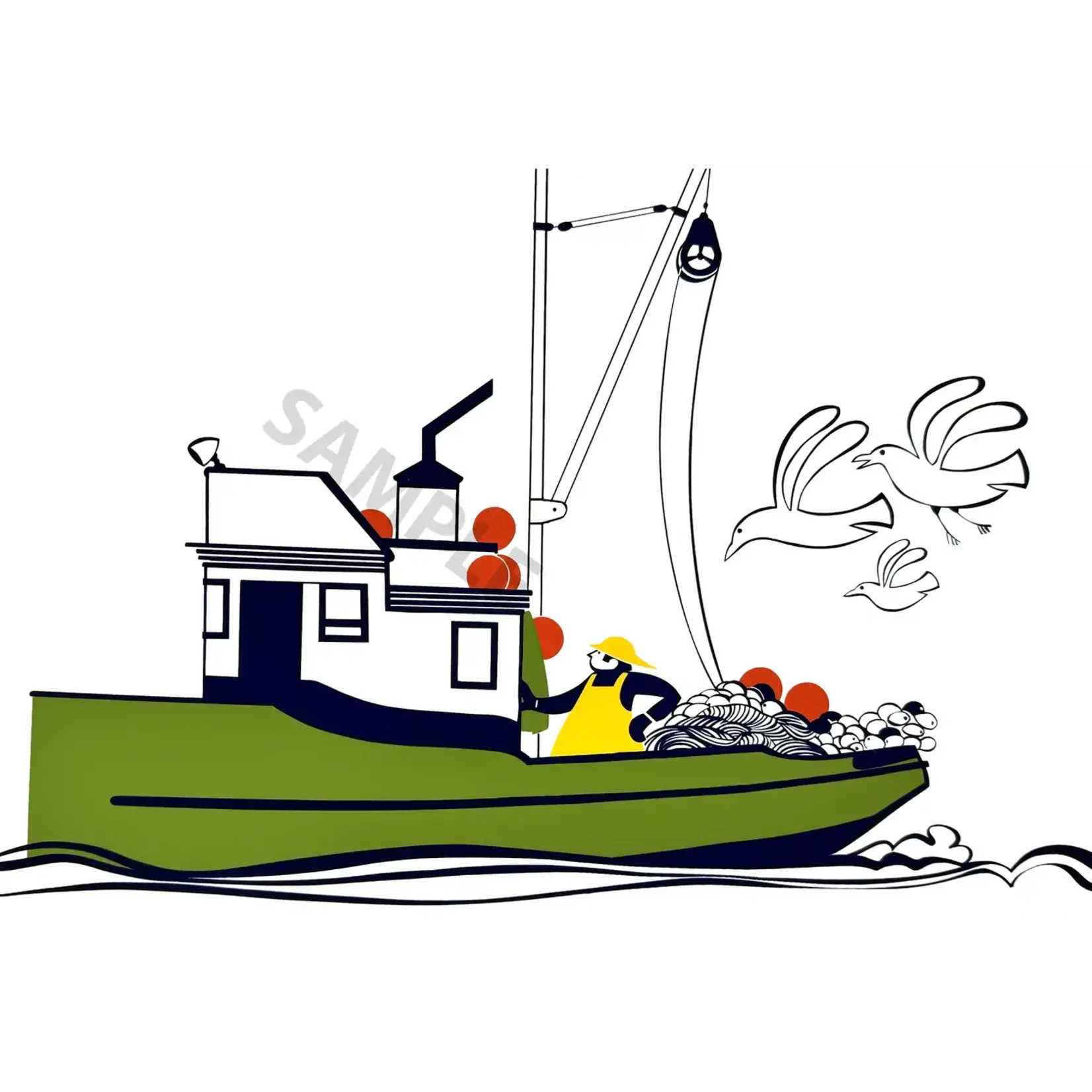 Rie Munoz Seiner (AP) Silkscreen | Rie Muñoz