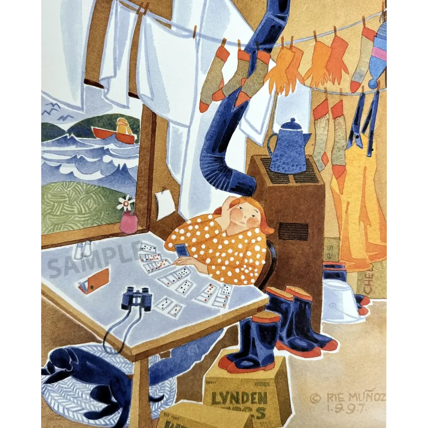 Rie Munoz Solitaire (AP) | Rie Muñoz