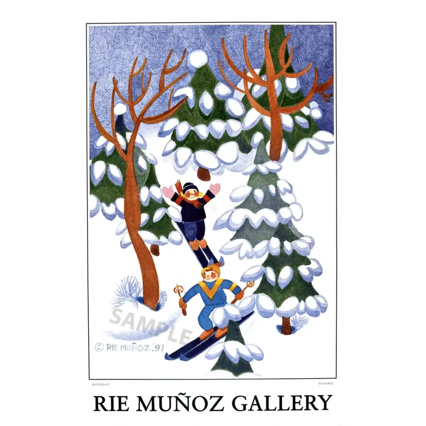 Rie Munoz Winter Blast (Poster) | Rie Muñoz