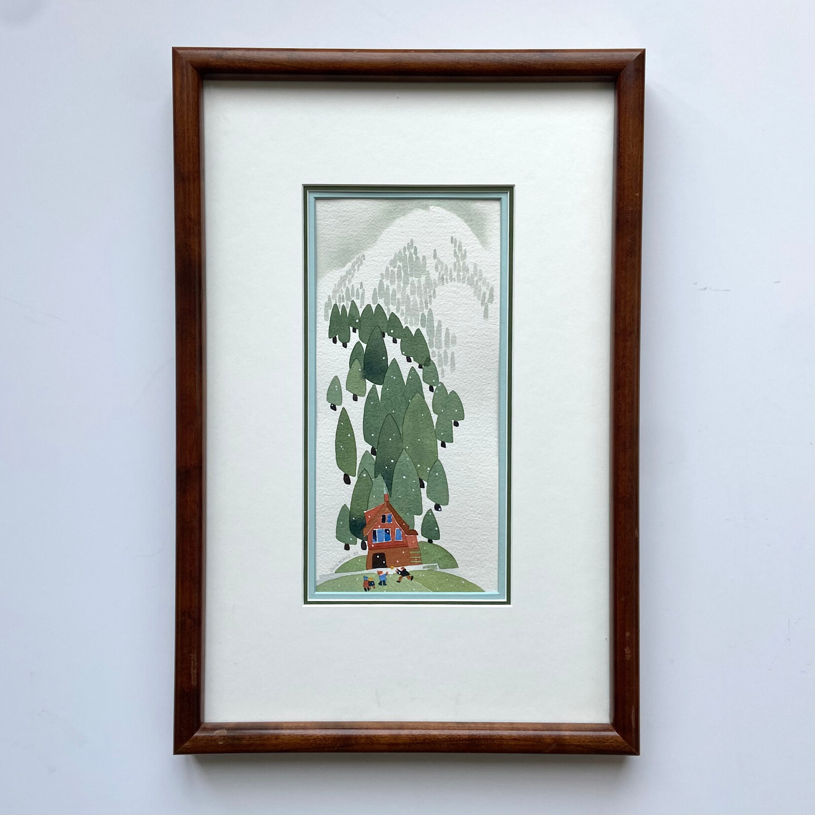 Rie Munoz First Snow, Starr Hill (Framed Original) | Rie Muñoz