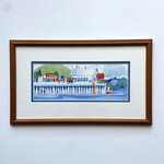 Rie Munoz Fuel Dock Pelican Study (Framed Original)