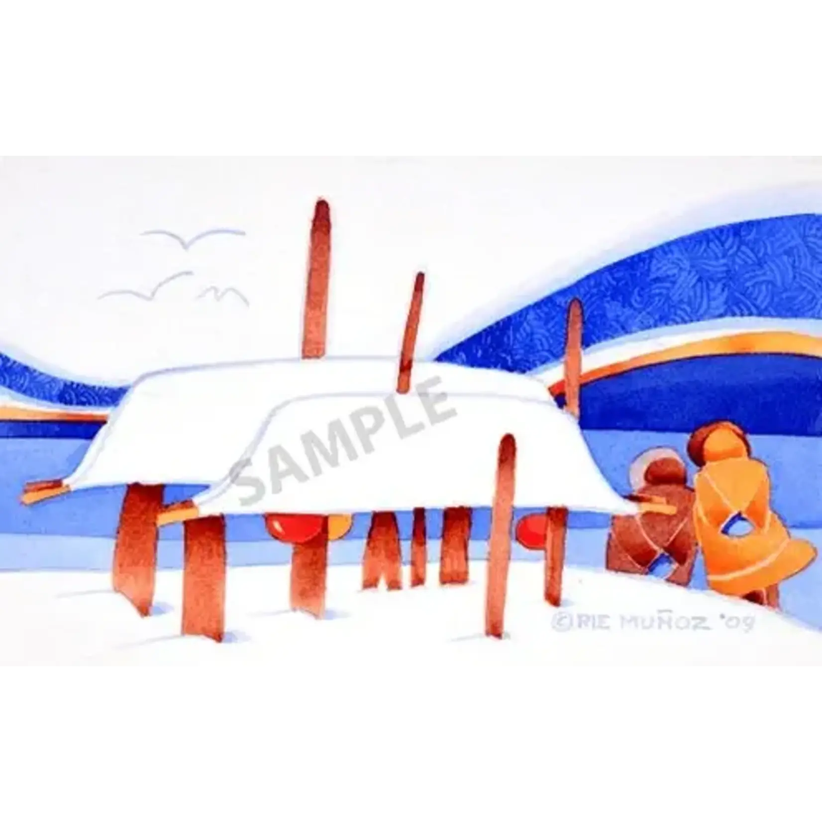 Rie Munoz Whale Watch (Framed Original) | Rie Muñoz