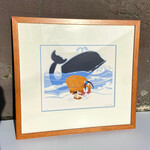 Rie Munoz Whale's Wife (Framed Silkscreen)