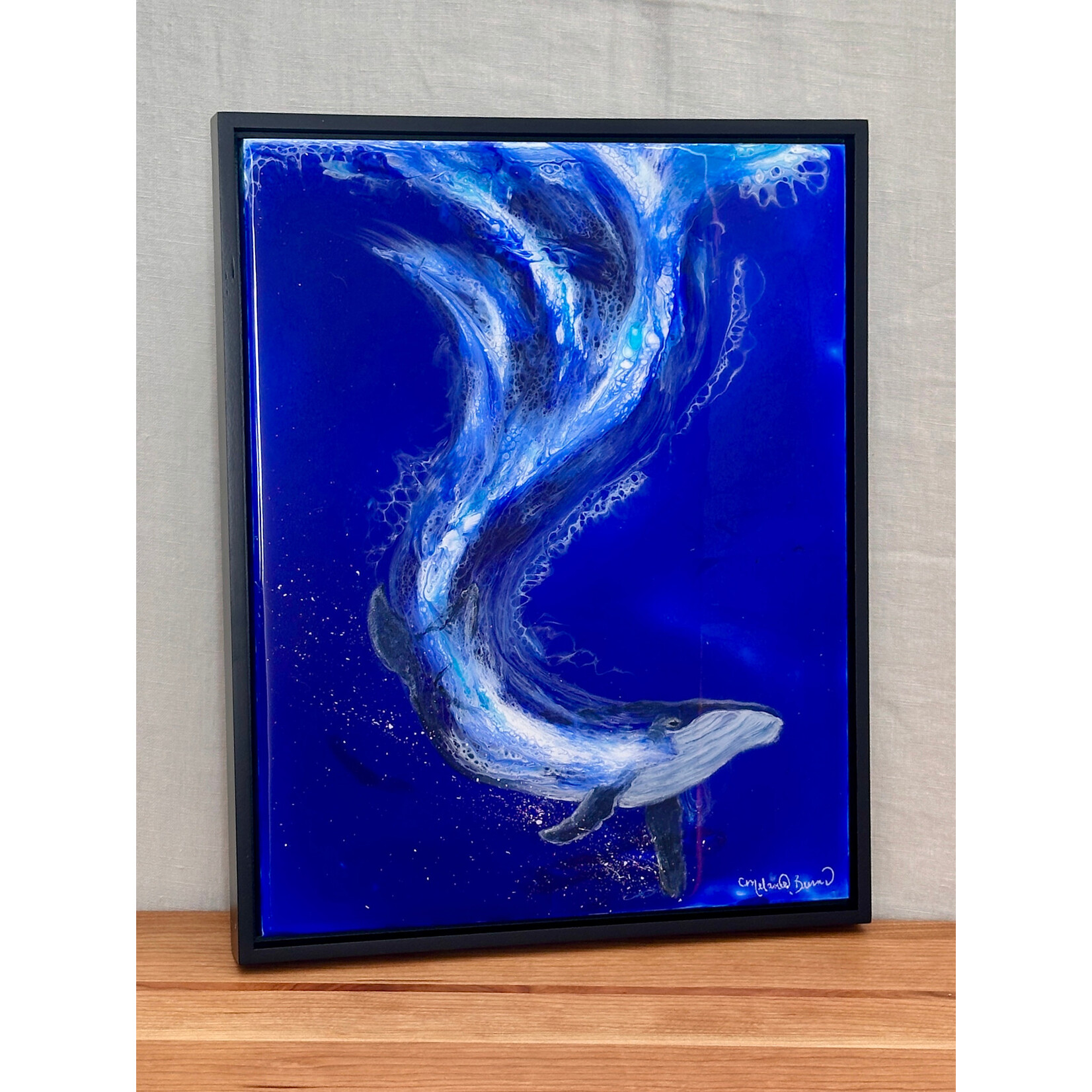 A Symphony of Art Freedom Beneath (Framed Original) | Melanie Burns