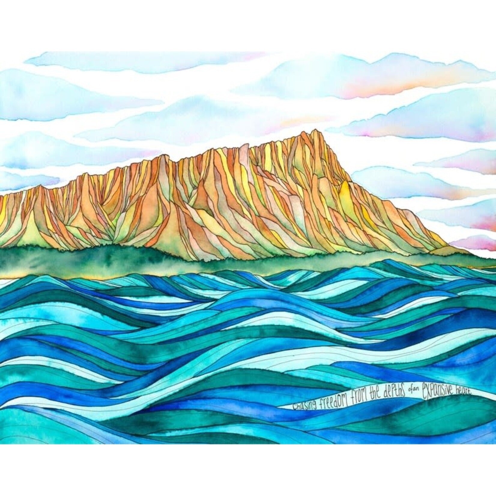 Elevate Art Studio Chasing Freedom from the Depths of an Expansive Heart | Kelsey Fagan