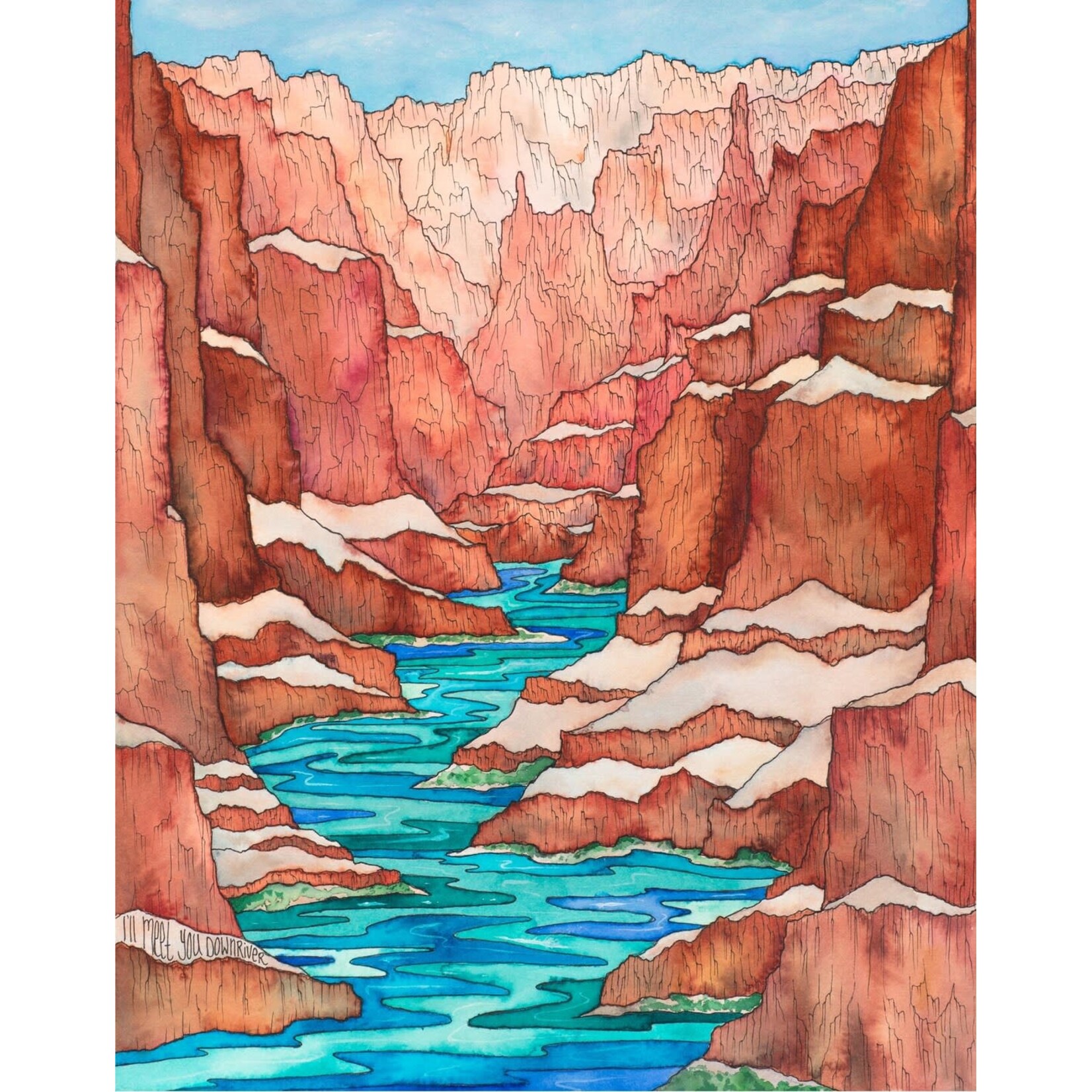 Elevate Art Studio I'll Meet You Downriver | Kelsey Fagan