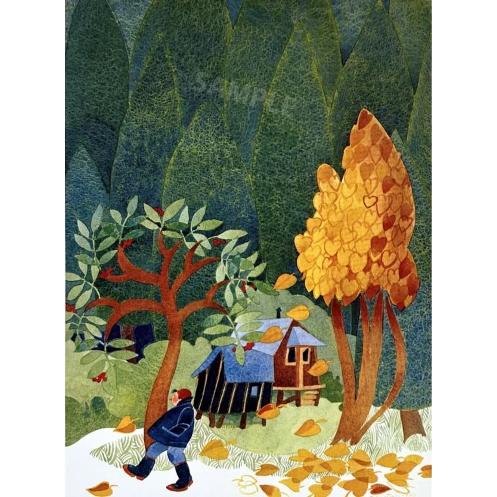 Rie Munoz "Fall Colors" CP | Rie Muñoz