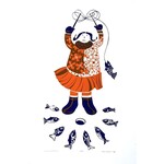 Rie Munoz Good Fishing (Silkscreen)