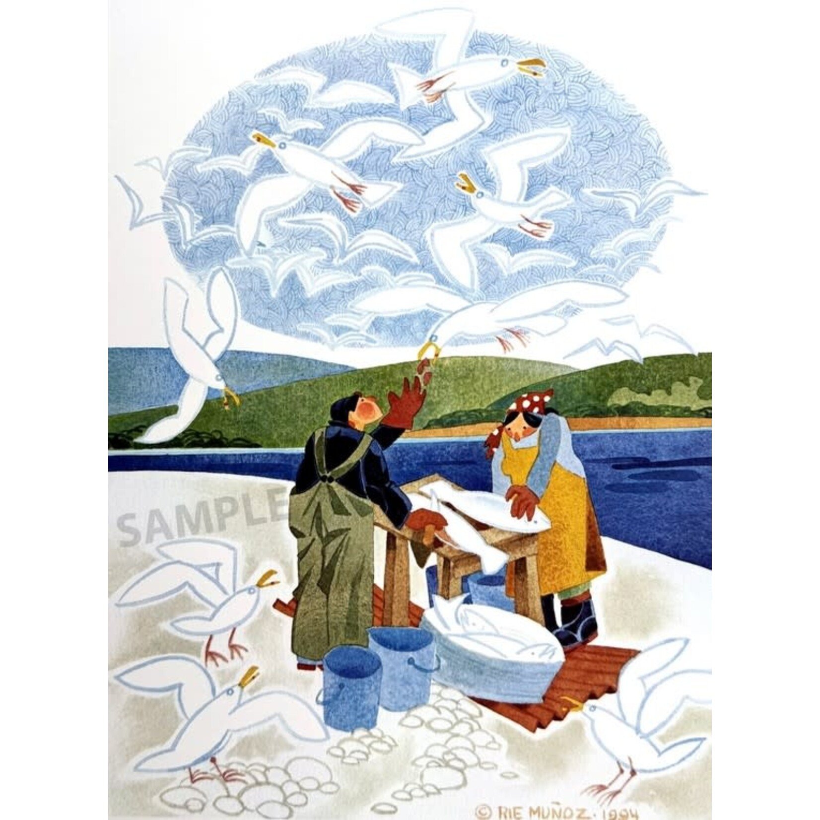 Rie Munoz Scraps for the Gulls (AP) | Rie Muñoz