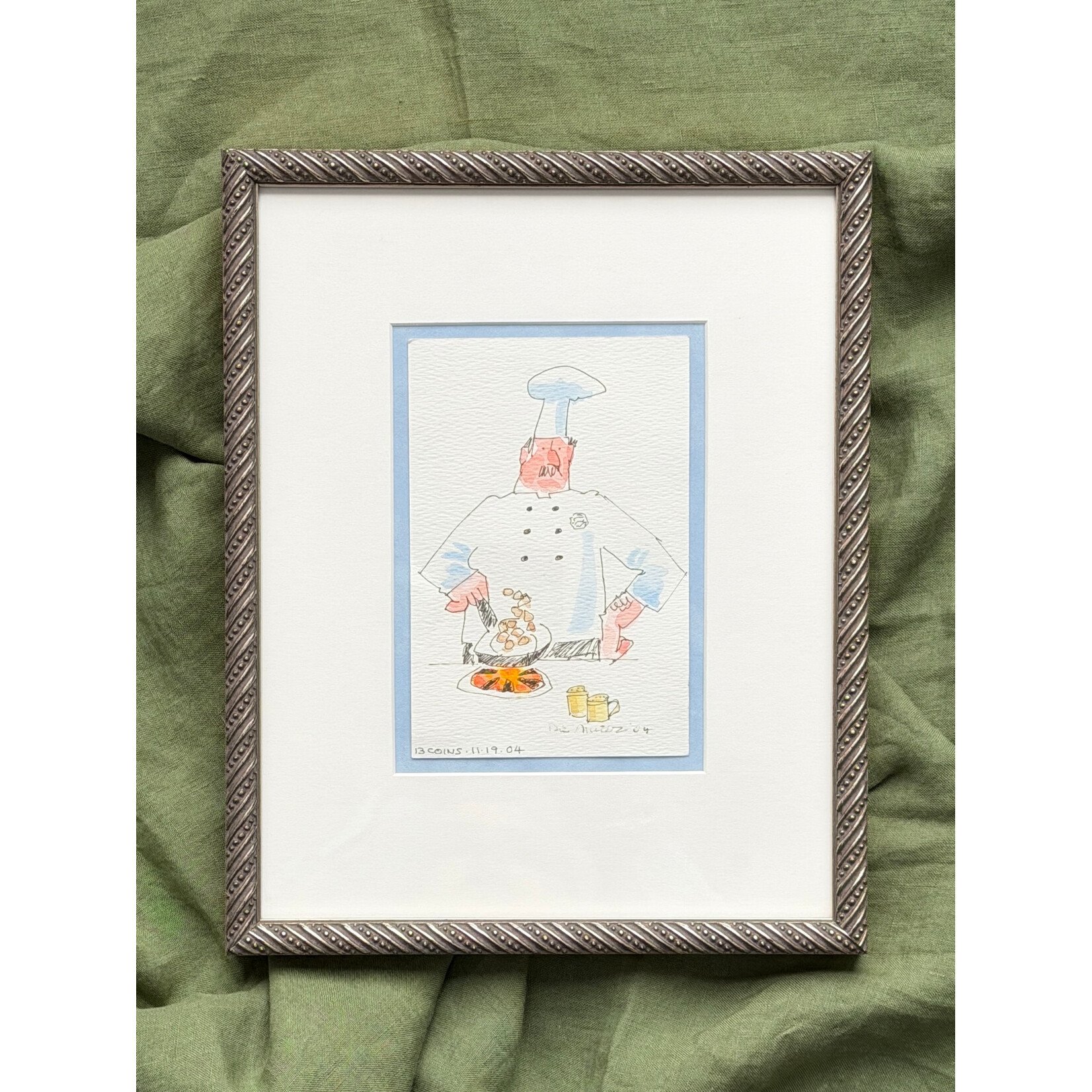 Rie Munoz 13 Coins (Framed Original) | Rie Muñoz