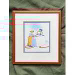 Rie Munoz Packing Fish (Framed Original)