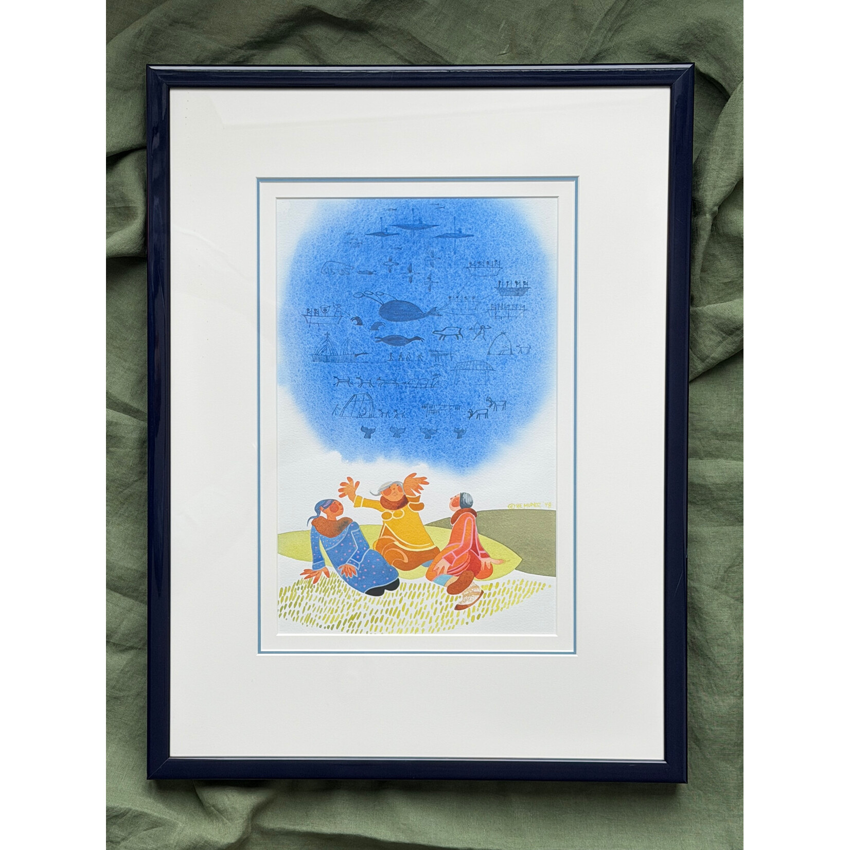 Rie Munoz Stories of the Past (Framed Original) | Rie Muñoz