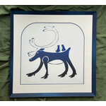 Rie Munoz Caribou (Framed Silkscreen)