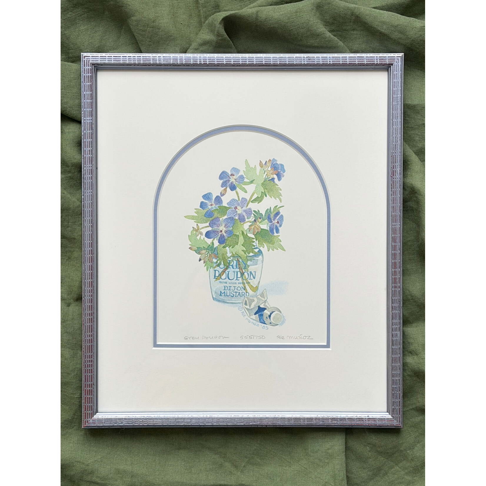 Rie Munoz Grey Poupon (Framed) | Rie Muñoz