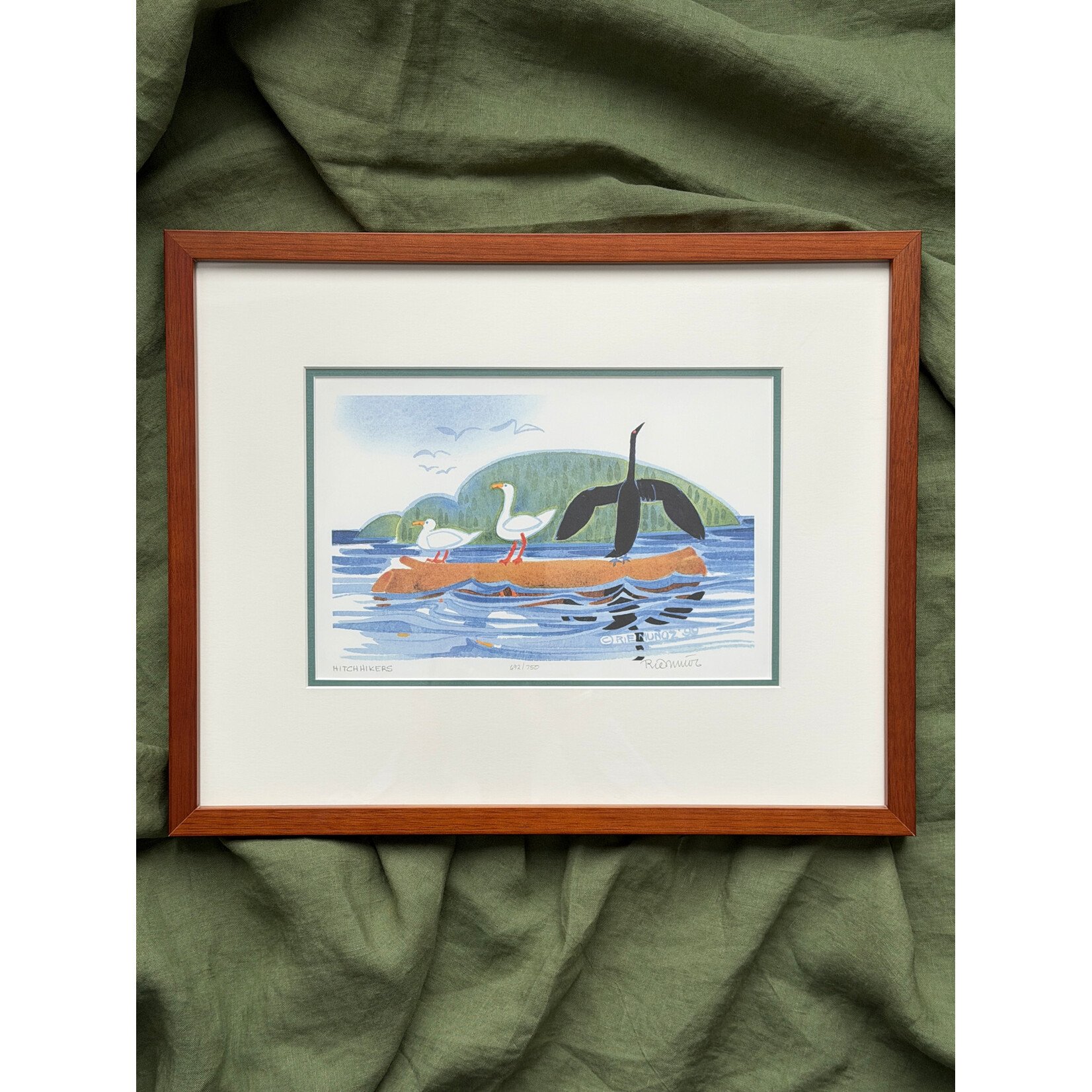 Rie Munoz Hitchhikers (Framed) | Rie Muñoz