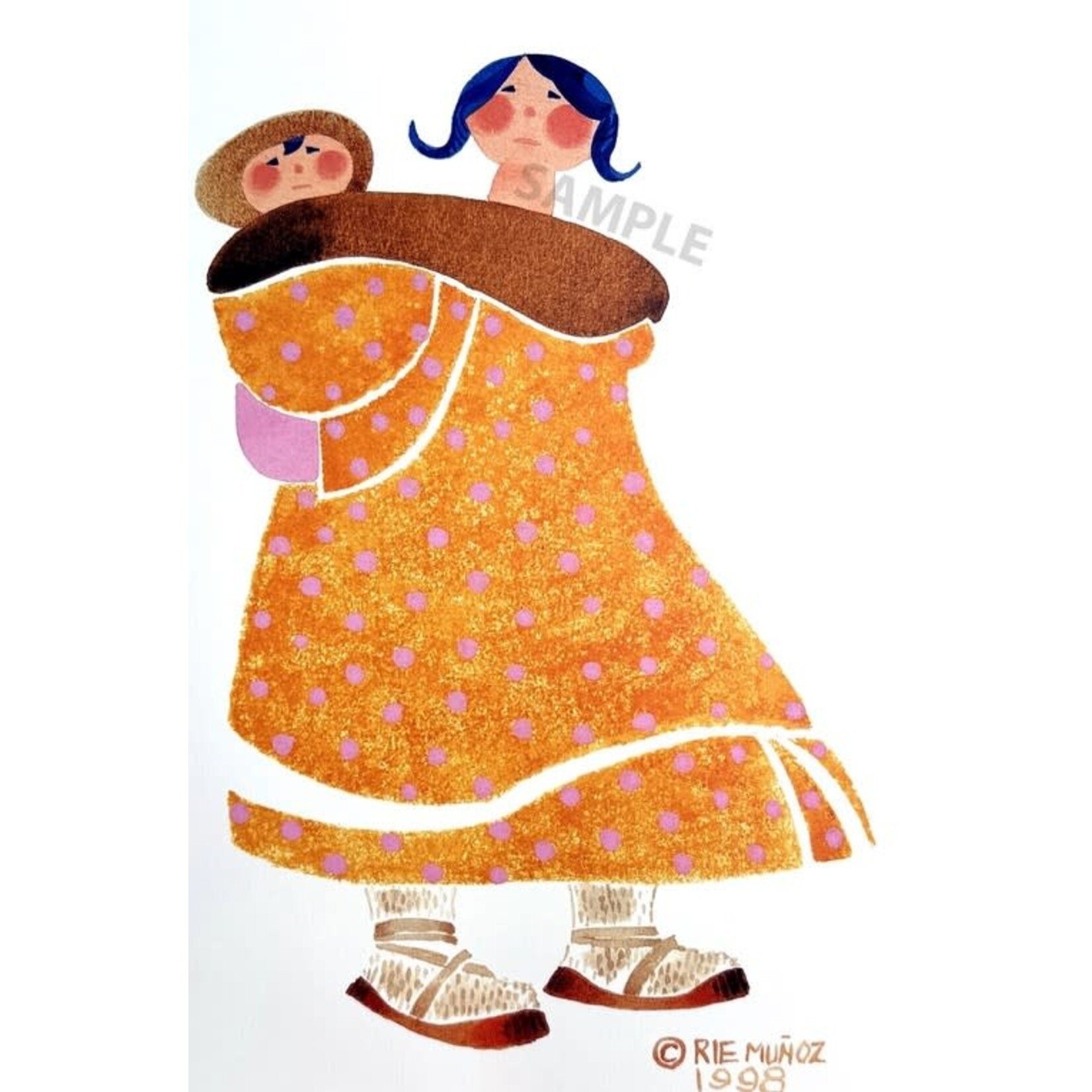 Rie Munoz Mother and Child (Framed) | Rie Muñoz