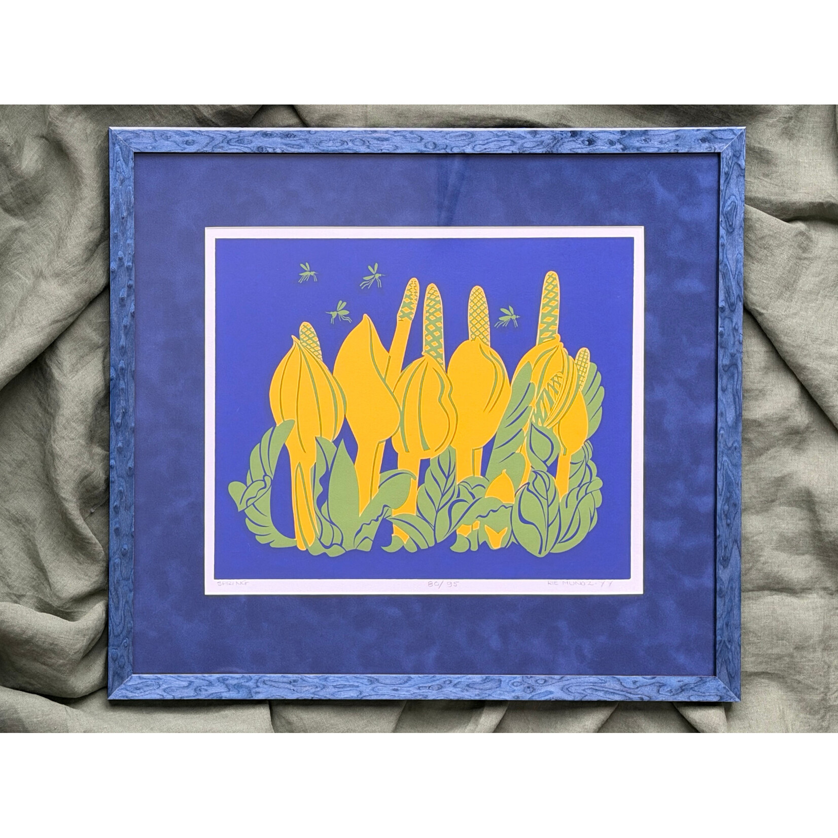 Rie Munoz "Spring" Silkscreen | Rie Muñoz