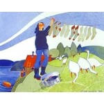 Rie Munoz "Geese & Socks"