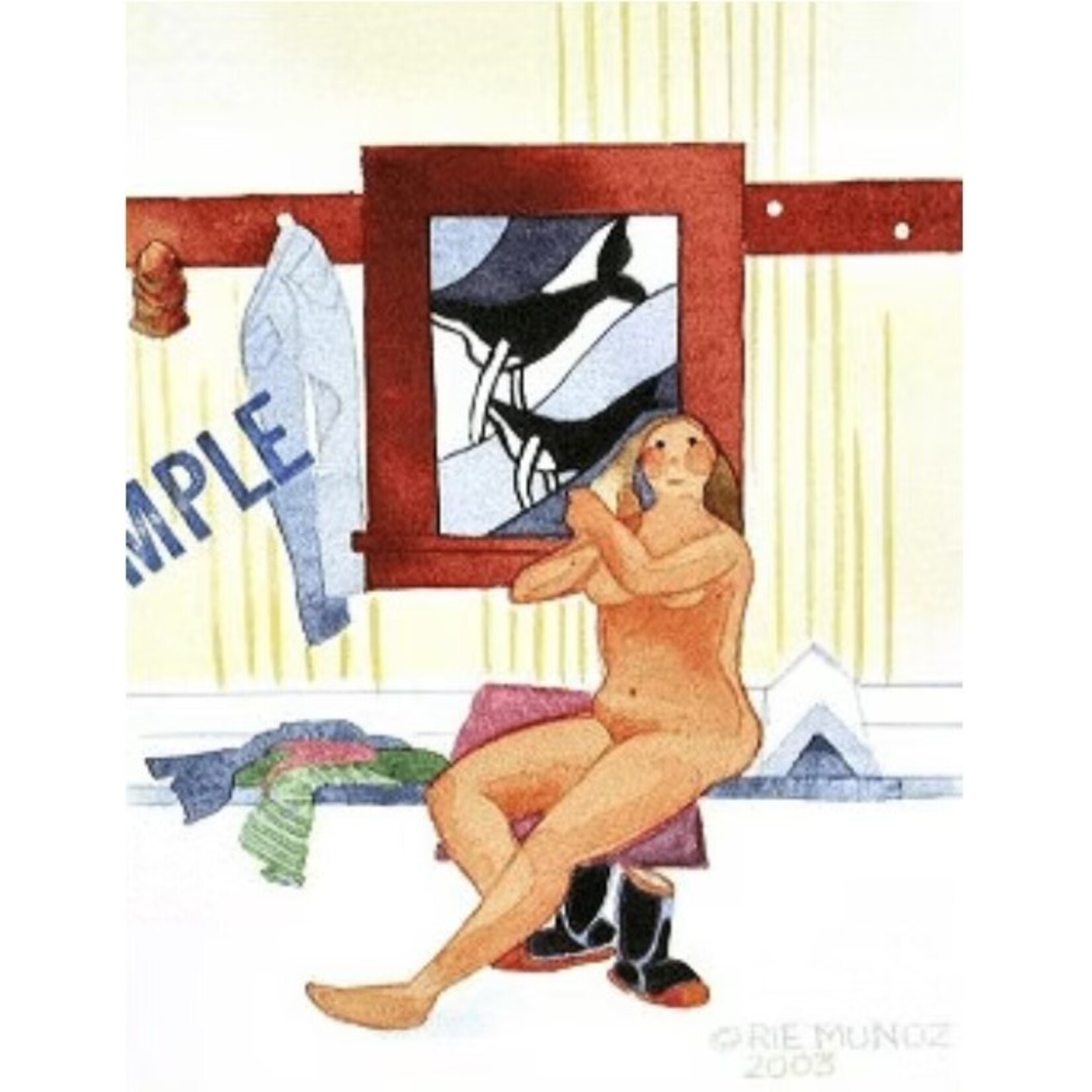 Rie Munoz "Hot Springs Dressing Room" | Rie Muñoz