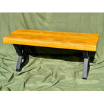 Great Land Home Maple, Poplar, and Steel Bench
