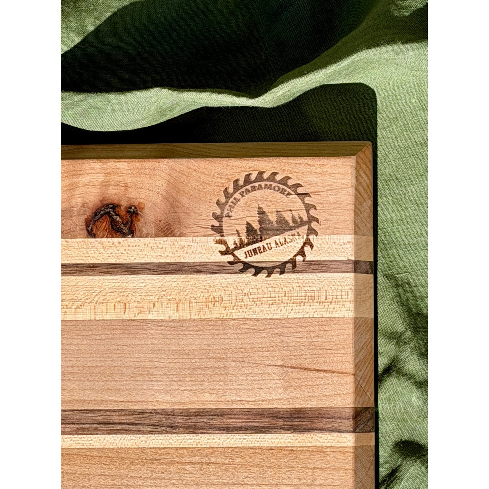 Great Land Home Maple, Cherry & Walnut Cutting Board | Phil Paramore