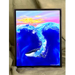 A Symphony of Art Beneath the Setting Sun (Framed Original)