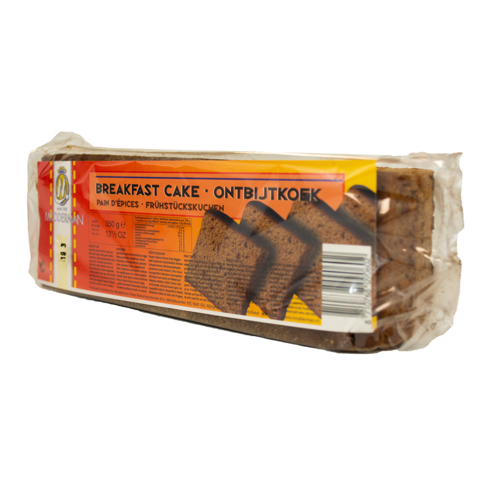 Modderman Modderman Breakfast Cake 350g