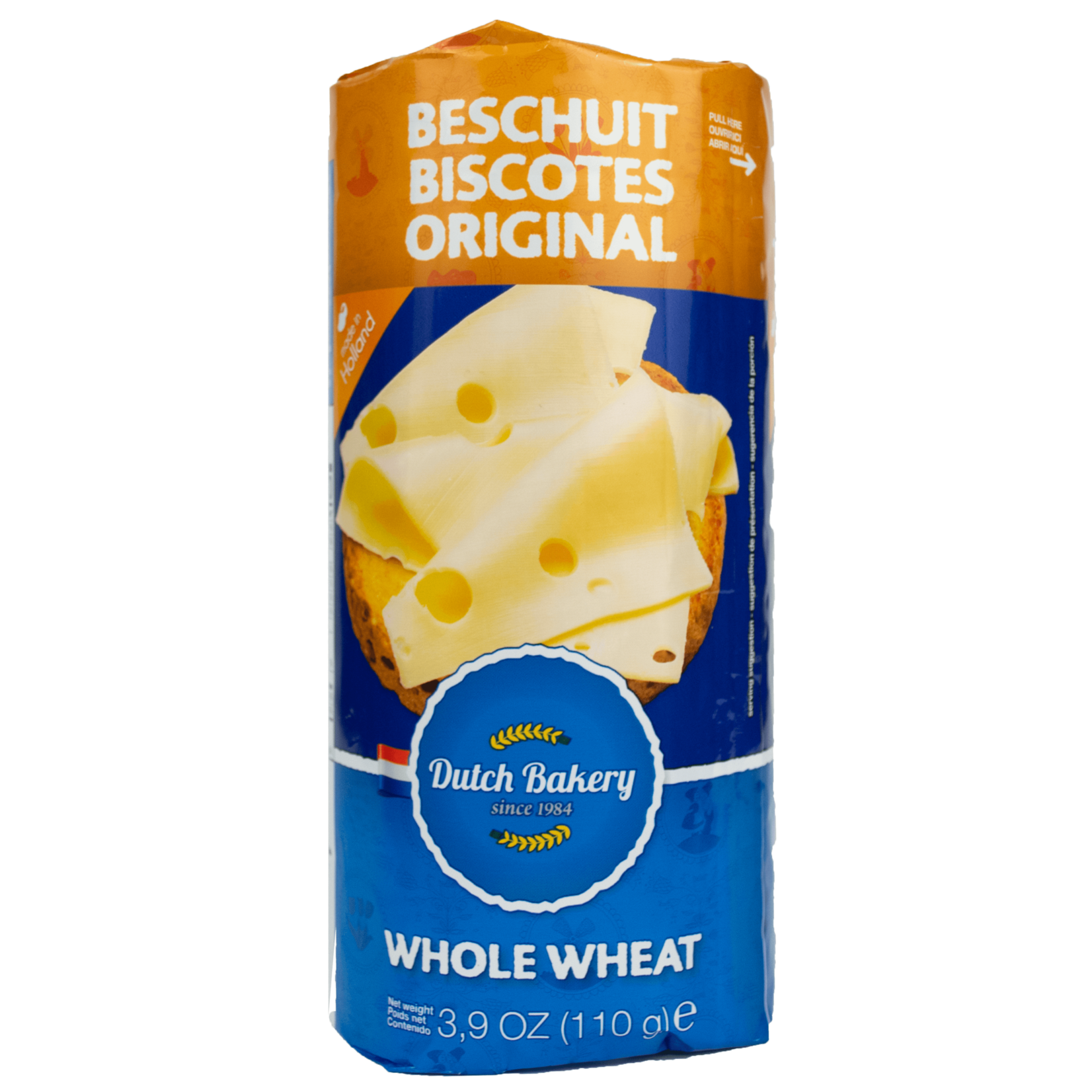 Dutch Bakery Dutch Bakery Beschuit (Rusk) Whole Wheat 110g