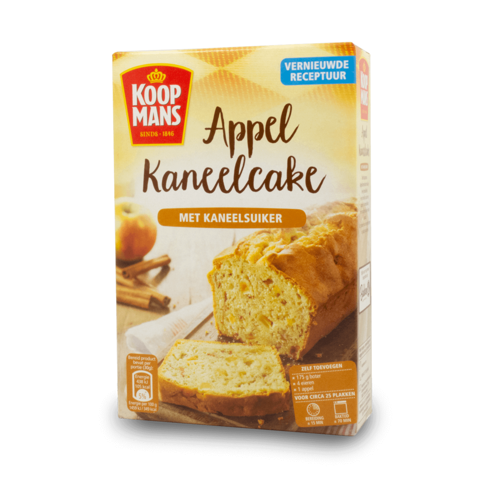 Koopmans Koopmans Appelkaneel Apple-Cinnamon Cake Mix 400g
