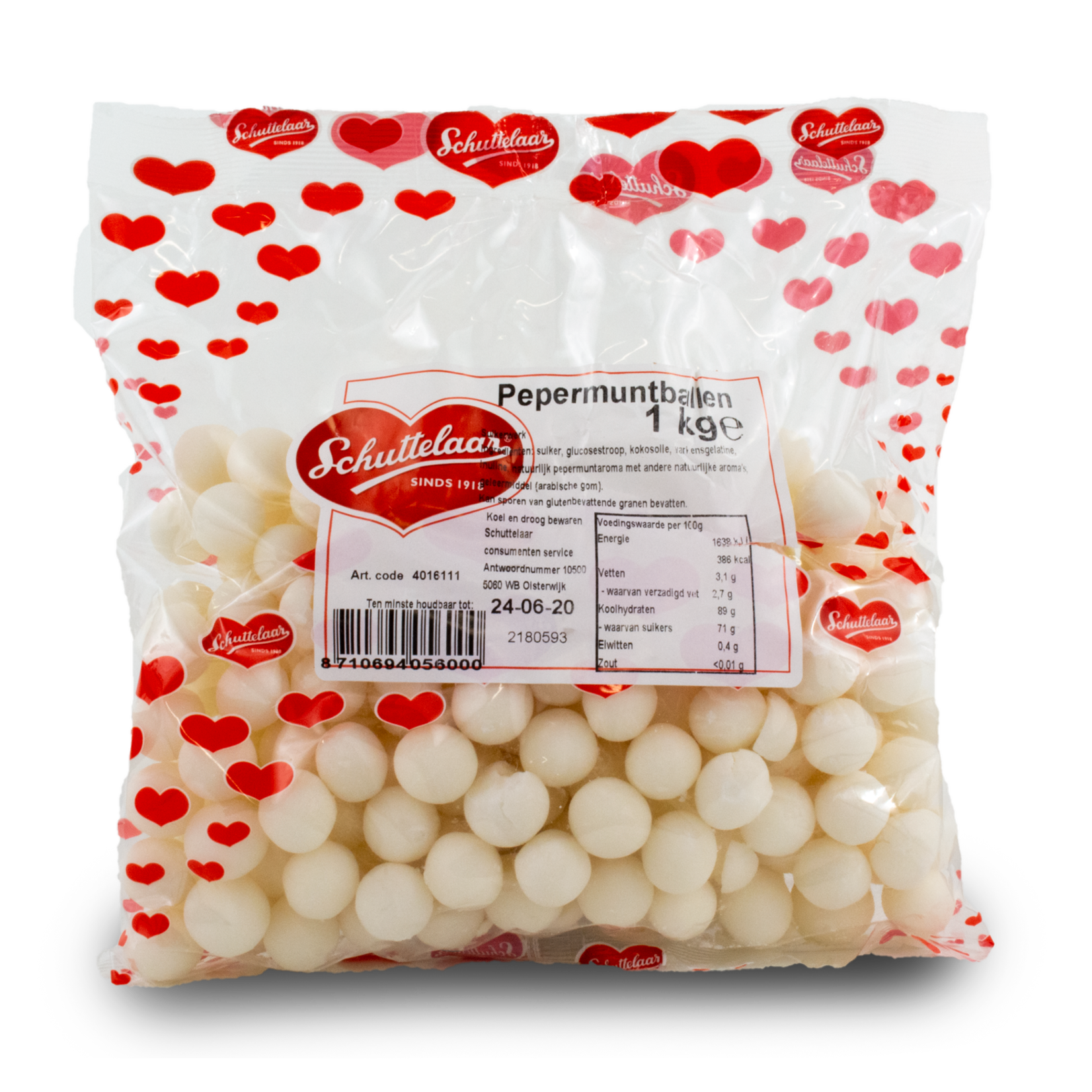 Schuttelaar Schuttelaar Peppermint Balls 1kg