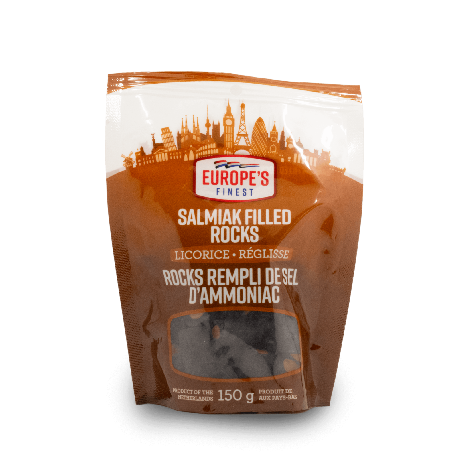 Europe's Finest Europe's Finest Salmiak Filled Rocks Liquorice 150g