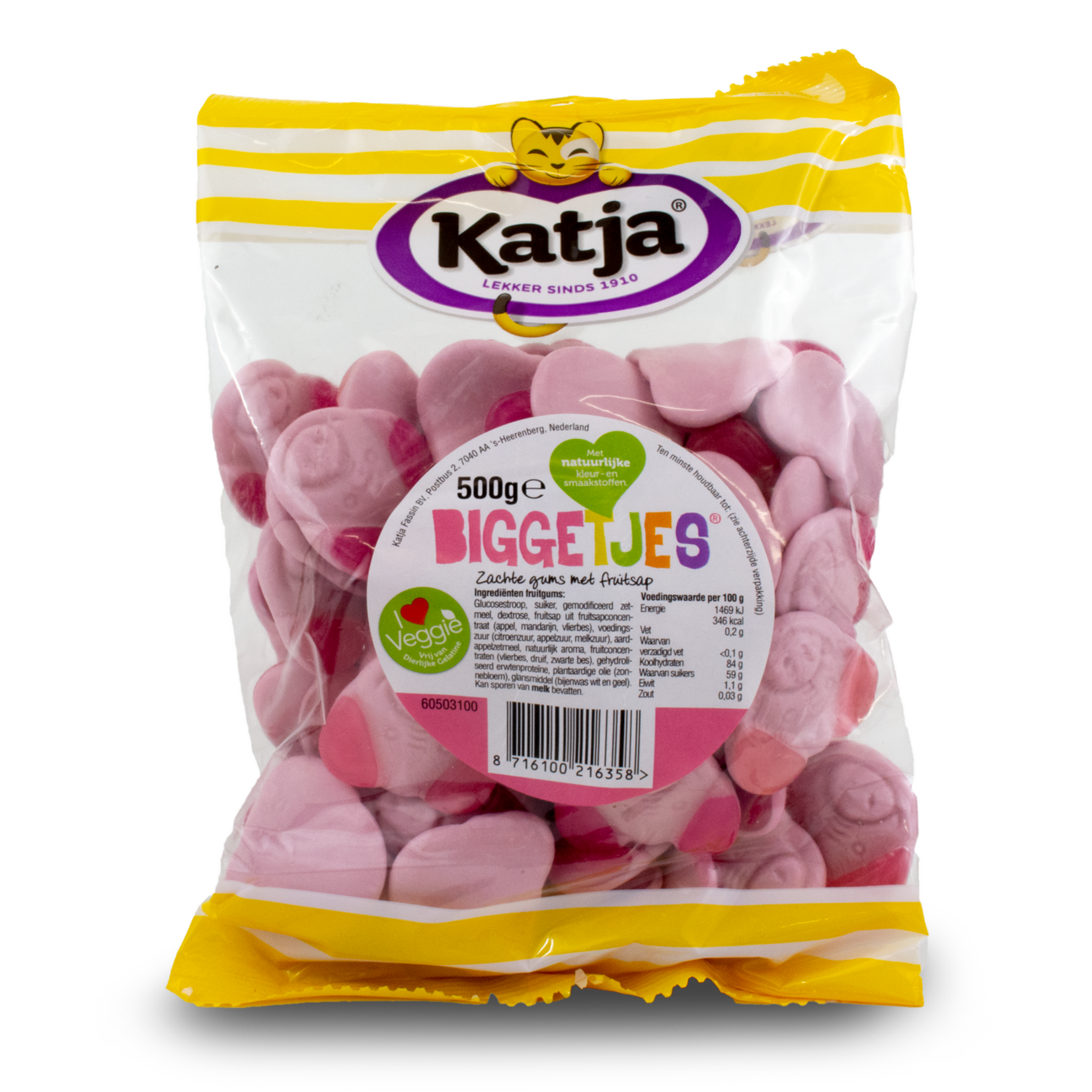 Katja Katja Biggetjes Pig Faces 500g