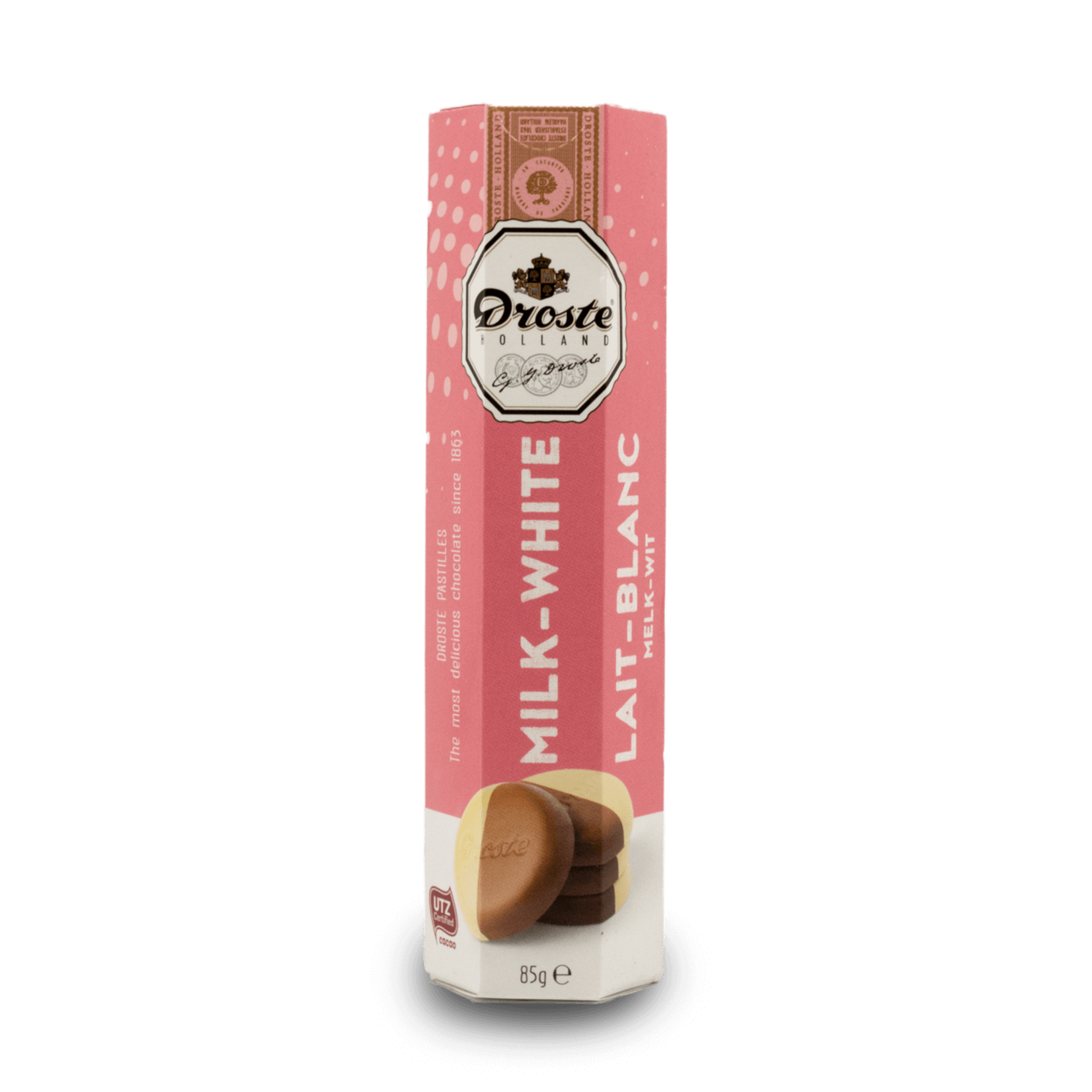 Droste Droste Chocolate Pastilles - Milk / White 80g