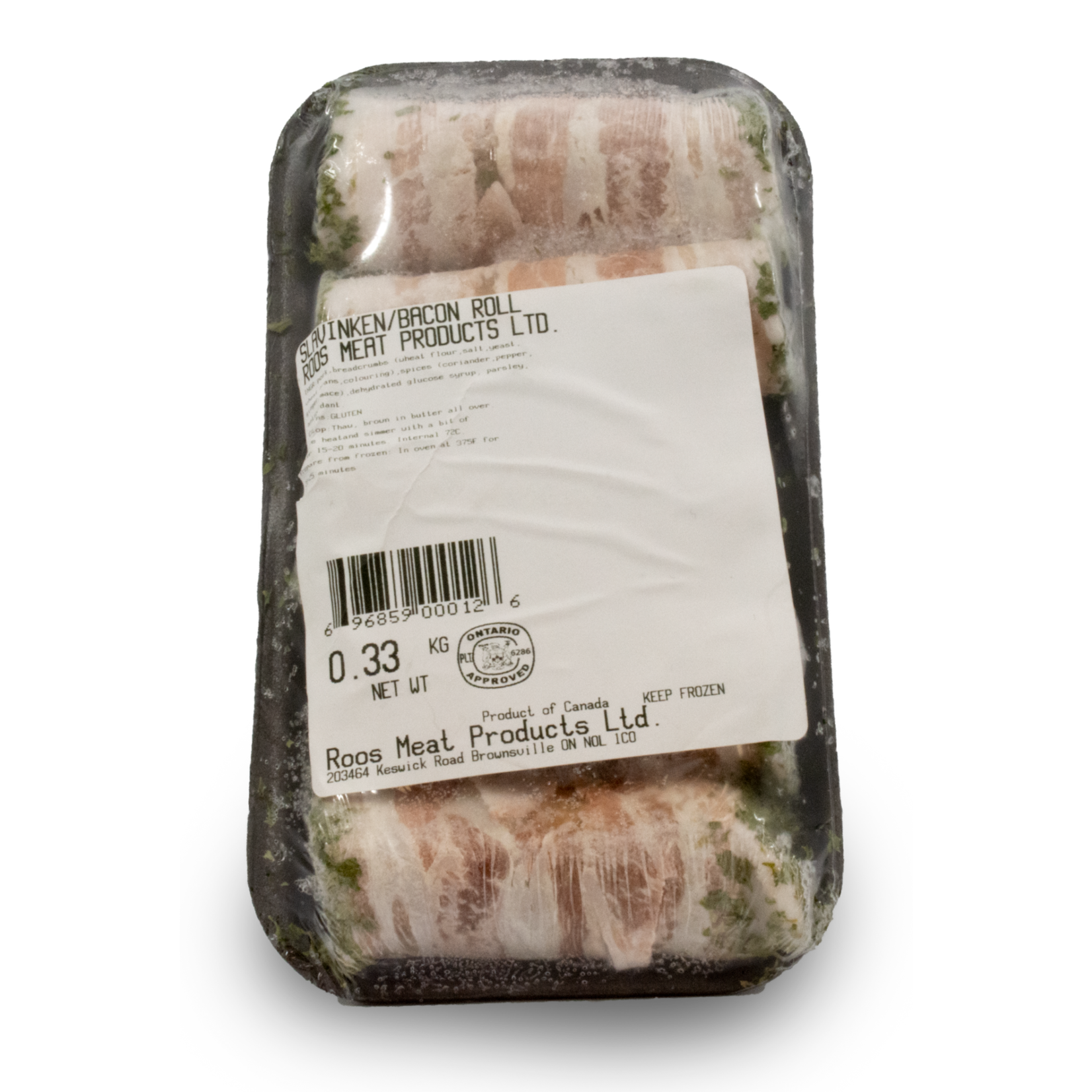 Roos Roos Slavinken Bacon Roll 330g