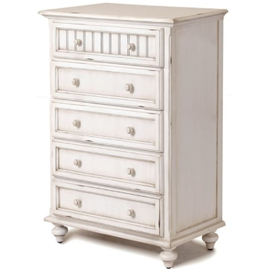 Seawinds B81835 Monaco 5 Drawer Chest Blanc