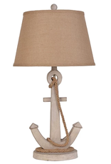 LPS-177 28" Polyresin Anchor Table Lamp