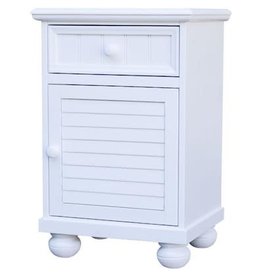 Cottage Creek 1738-0150 Beachfront Pure White Door Nightstand