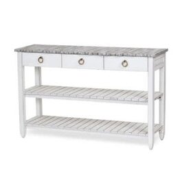 Seawinds B78219 Grey Picket Fence Entertainment Console