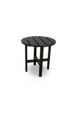 Polywood RST18BL Round 18" Side Table Black