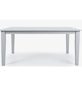 Jofran 252-60 Simplicity Rectangle Dining Table Dove Grey Finish