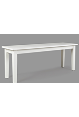 Jofran 652-14KD Simplicity Bench Paperwhite Finish